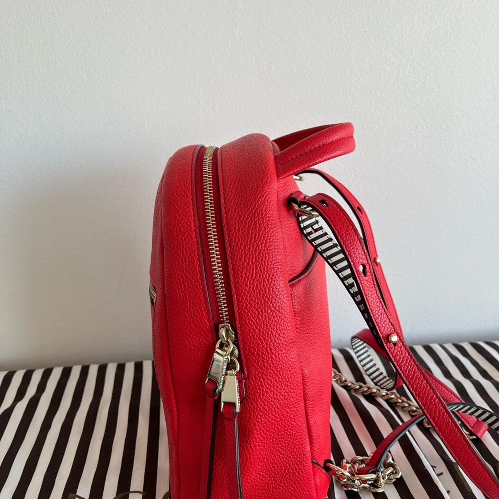 Henri Bendel Red Mini Backpack - Picture 4 of 8